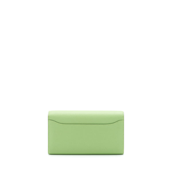 Hermes Constance To Go Epsom Vert Criquet GHW Stamp Y