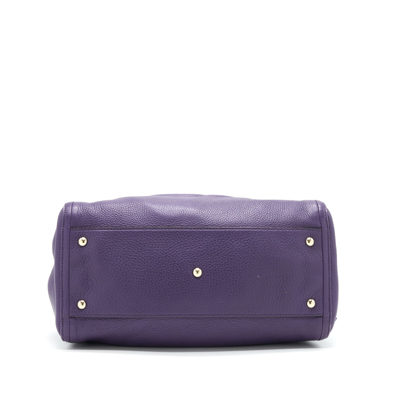 GUCCI PURPLE SHOULDER TOTE BAG