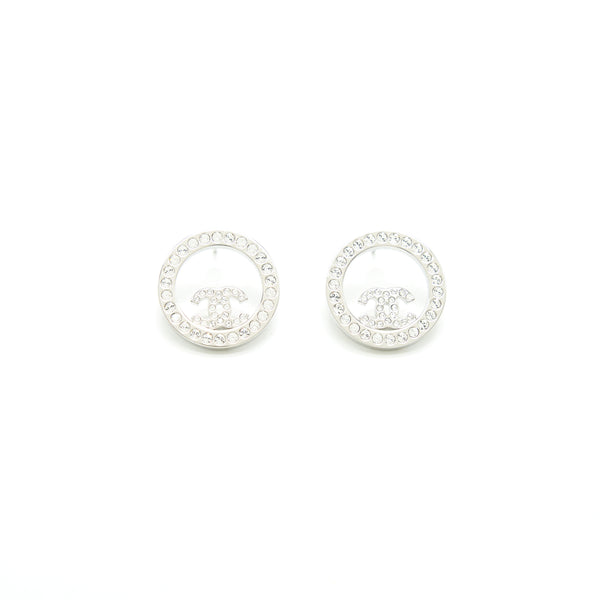 Chanel CC Round Earrings