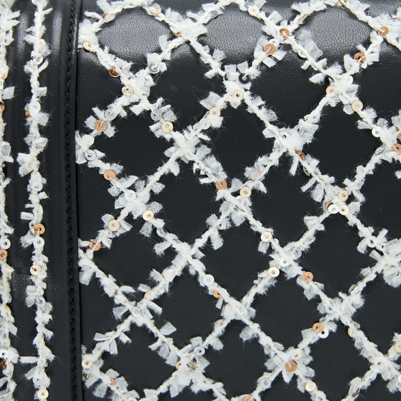 Chanel Medium Boy Bag Limited Lambskin Black/White SHW