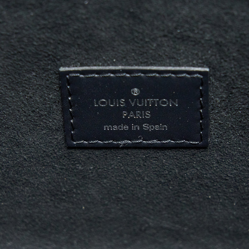 Louis Vuitton Neverfull MM Epi Blue Denim/Black SHW