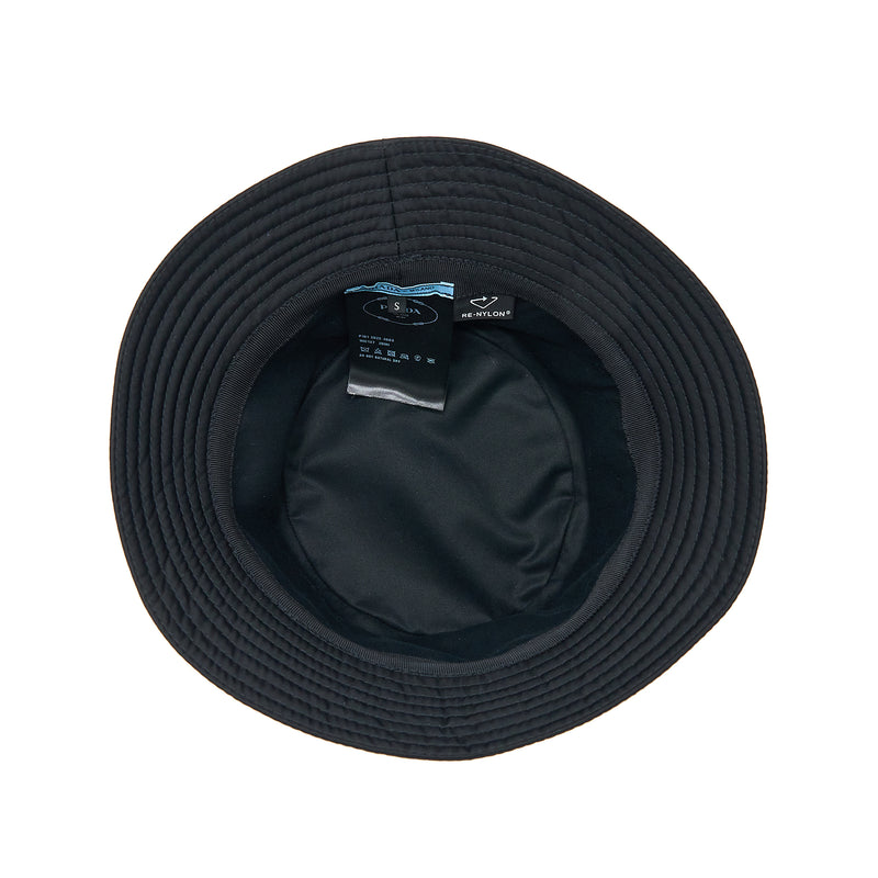 Prada Size S Bucket Hat Re-Nylon Black SHW