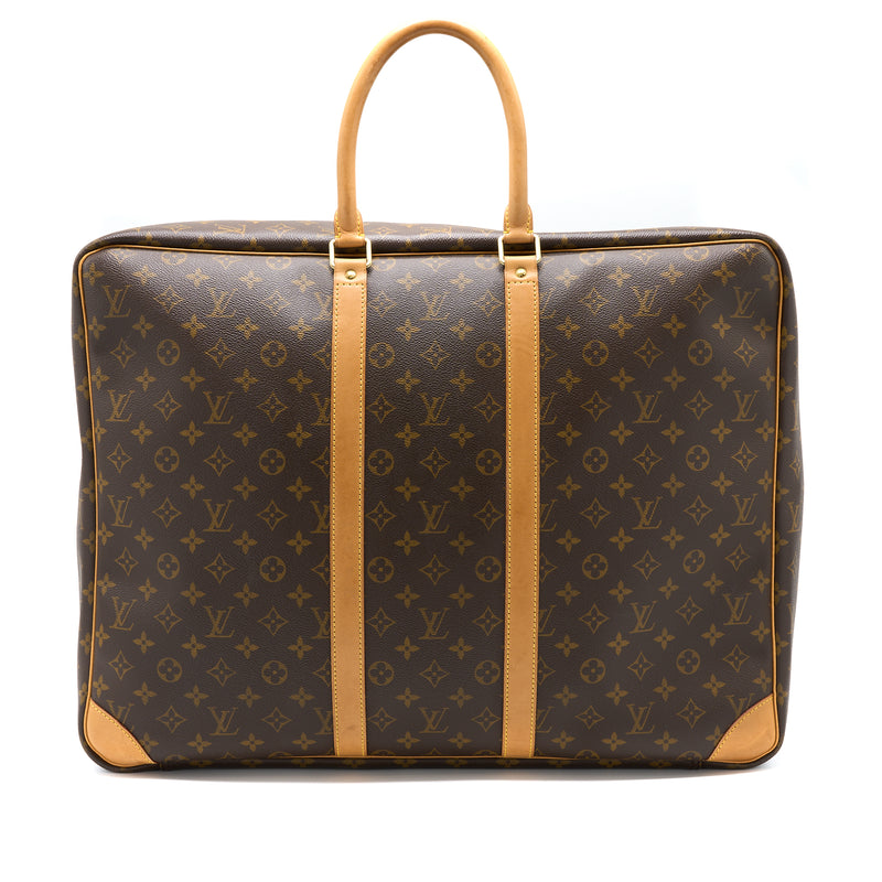 Bonhams : LOUIS VUITTON MONOGRAM ALIZE 55 SUITCASE BRASS TONE