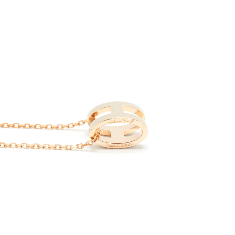 Hermes Pop H Pendant Marron Glace RGHW