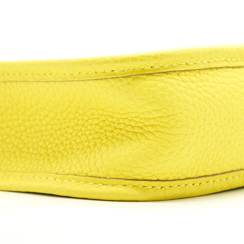 Hermes Mini Evelyne Clemence Lime/Lime SHW Stamp Y