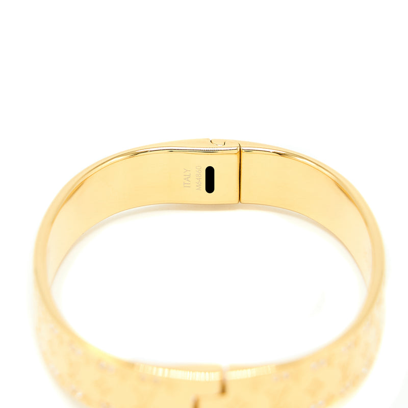 Louis Vuitton Nanogram Strass Bracelet Gold Metal & Swarovski Elements1. Size S