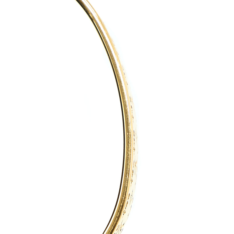 Louis Vuitton Nanogram Hoop Earrings - Silver, Gold-Tone Metal