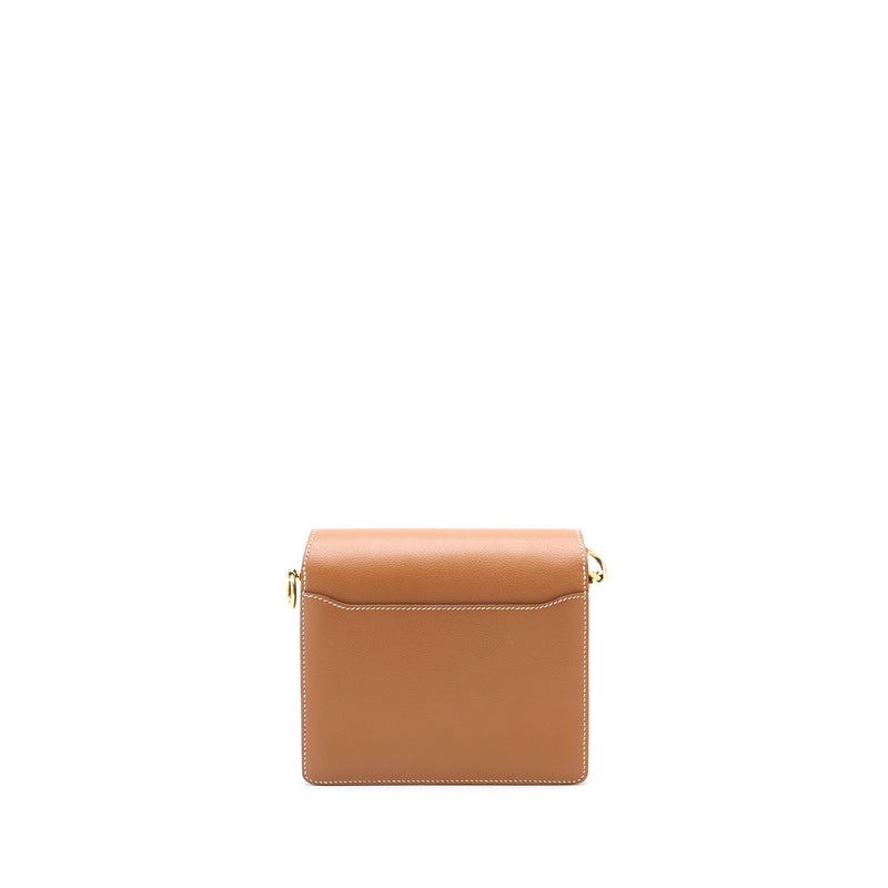 Hermes Mini Roulis Evercolor Gold GHW Stamp Z