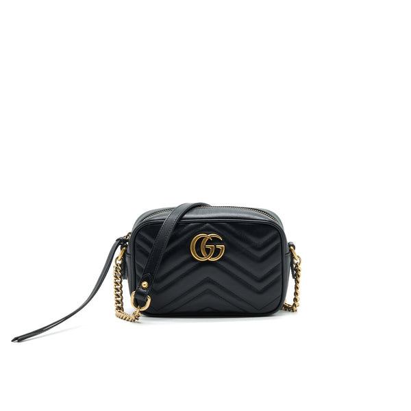 GUCCI MARMONT CAMERA BAG BLACK