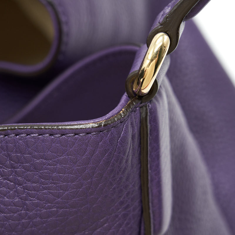 GUCCI PURPLE SHOULDER TOTE BAG