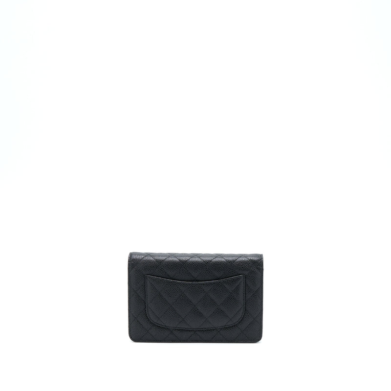 Chanel Classic Wallet On Chain Caviar Black SHW