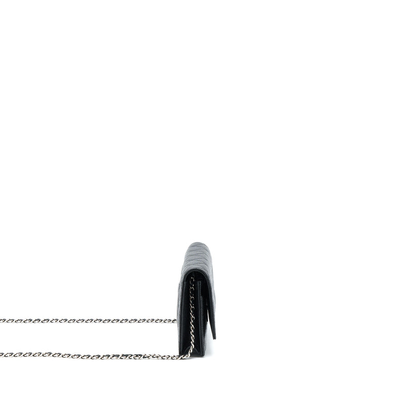 Chanel Classic Wallet On Chain Caviar Black SHW