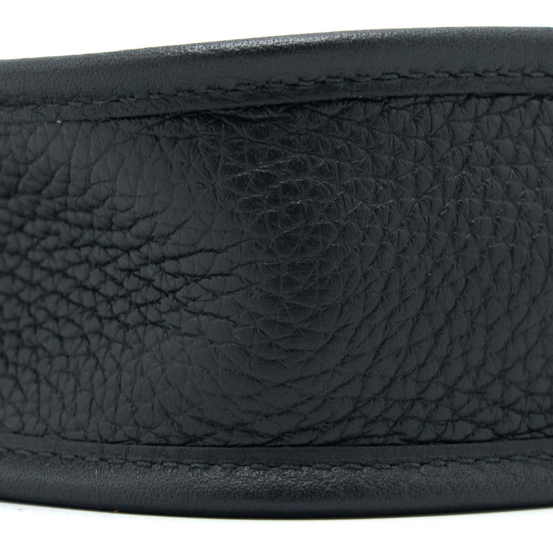 Hermes Mini Evelyn Clemence Black GHW Stamp B