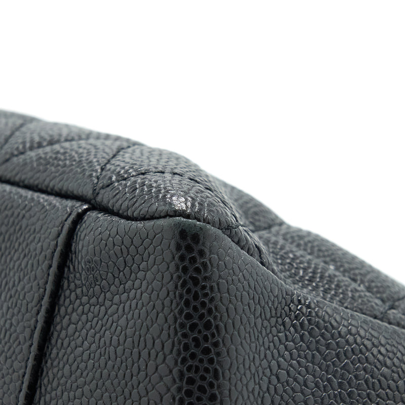 Chanel Grand Shopping Tote Caviar Black SHW