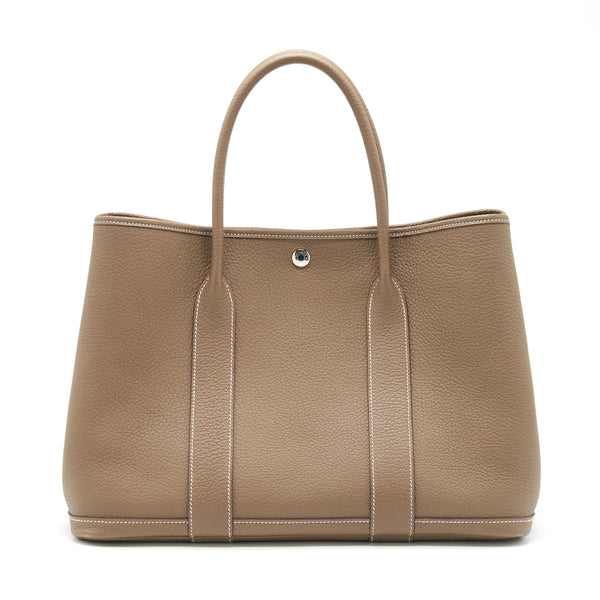 Hermes Garden Party 36 Negonda Etoupe SHW Stamp D