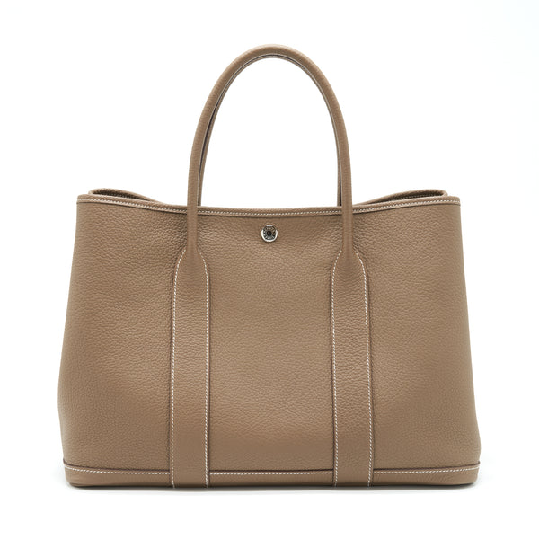 Hermes Garden Party 36 Negonda Etoupe SHW Stamp D