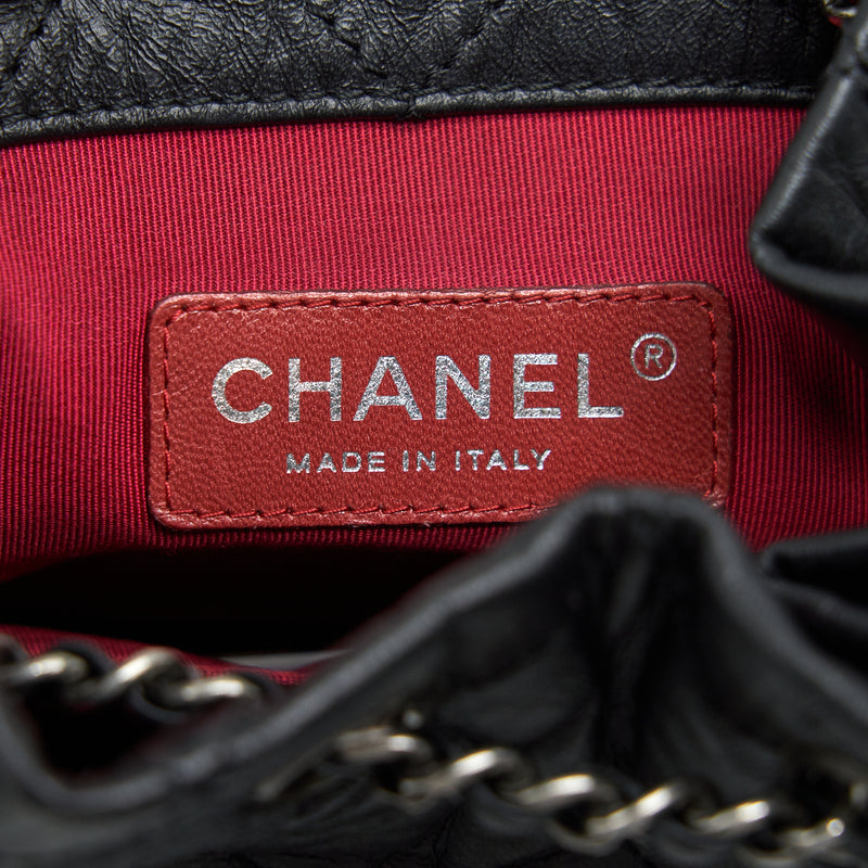 Chanel Small Gabrielle Backpack Black Double Colour Hardware