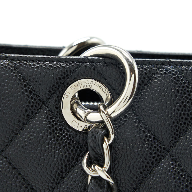 Chanel Grand Shopping Tote Caviar Black SHW