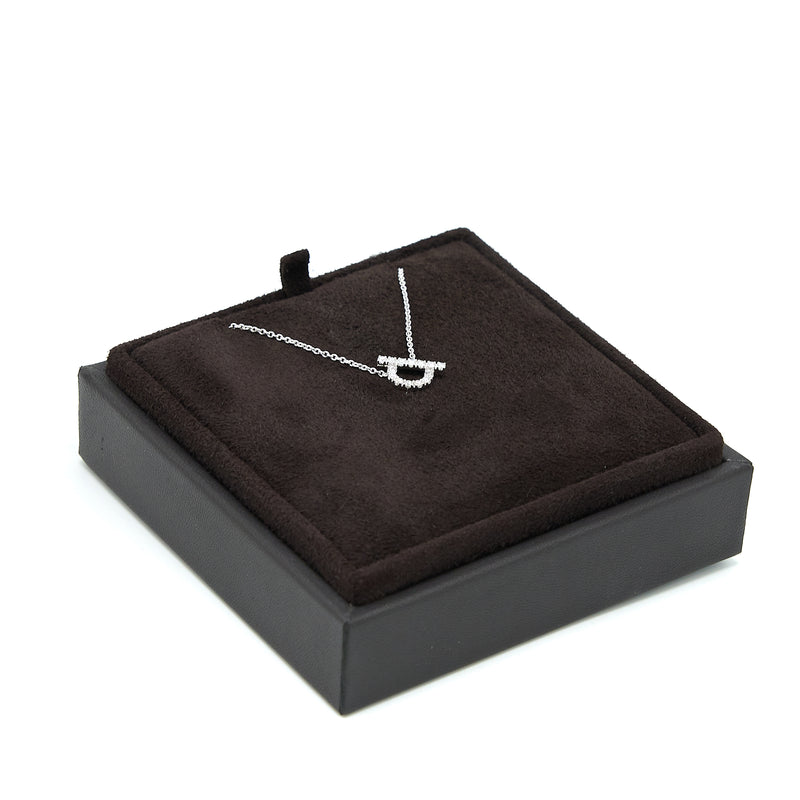 Hermes Finesse Necklace White Gold Diamonds