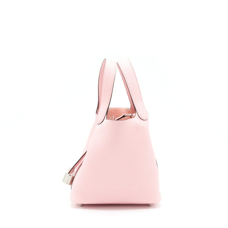 Hermes Picotin 18 Lock Bag Clemence 3Q Rose Sakura SHW Stamp U