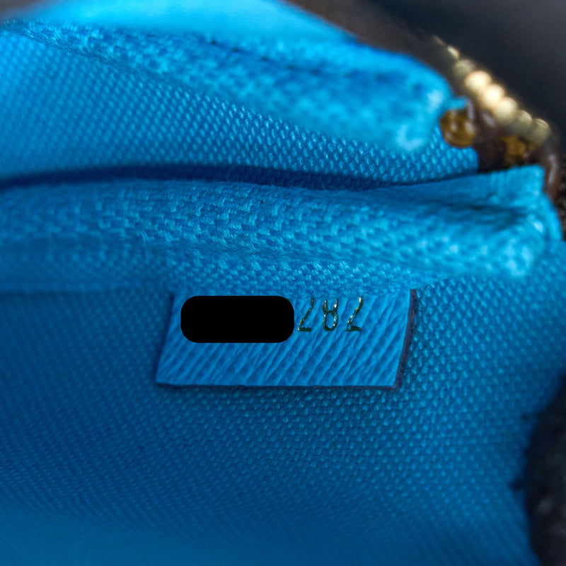 Louis Vuitton Mini Pochette Accessoires Vivienne Holiday Monogram  Canvas/Blue 