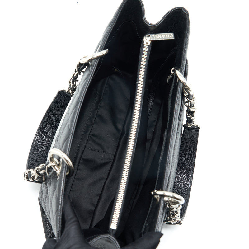 Chanel Grand Shopping Tote Caviar Black SHW
