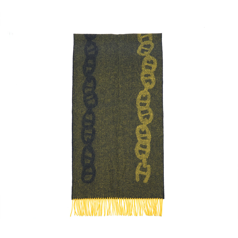 Hermes double side cashmere scarf