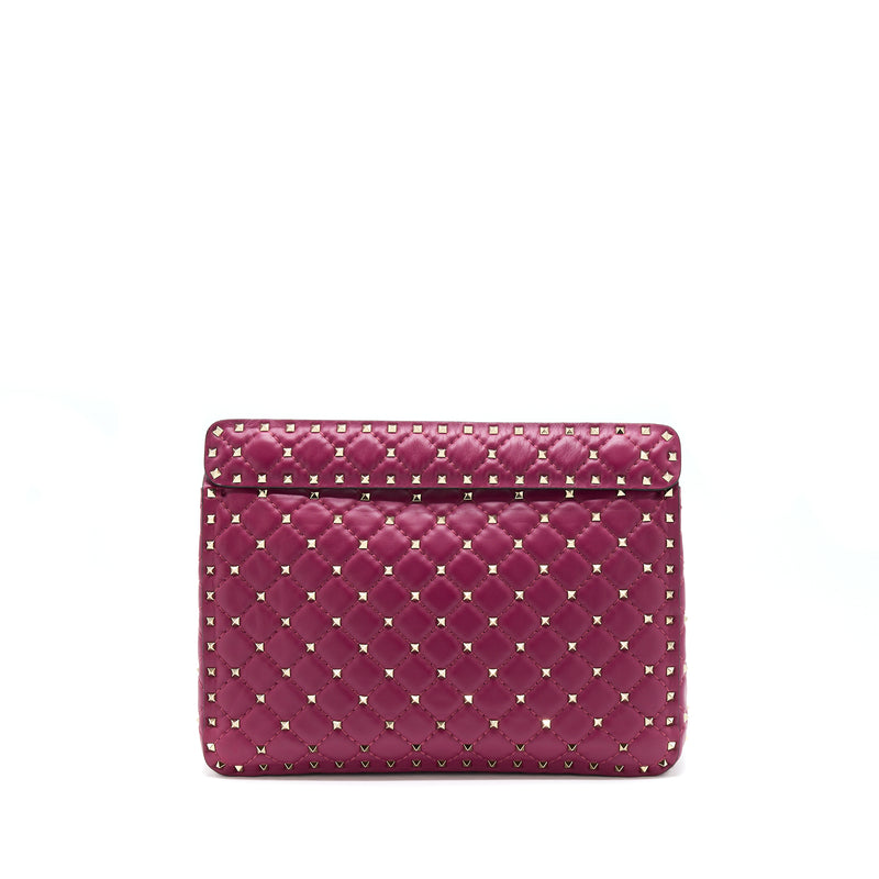 Valentino Rockstud Spike Bag Napa Pink GHW