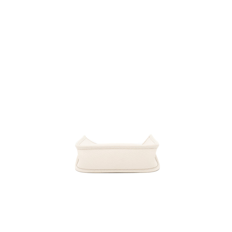 Hermes Mini Evelyn Clemence Craie GHW Stamp Z