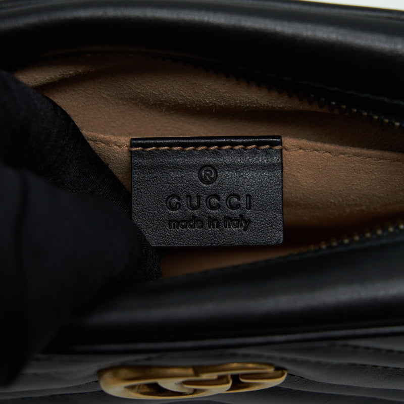 Gucci Marmont Camera Bag Black GHW