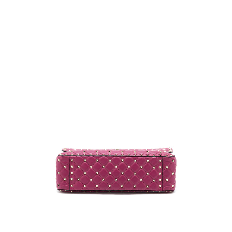 Valentino Rockstud Spike Bag Napa Pink GHW