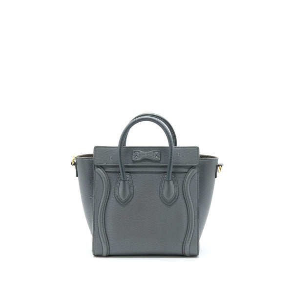 Celine Nano Luggage Bag Grey GHW