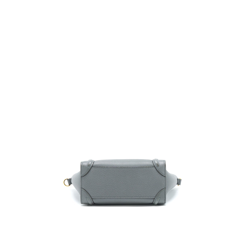 Celine Nano Luggage Bag Grey GHW