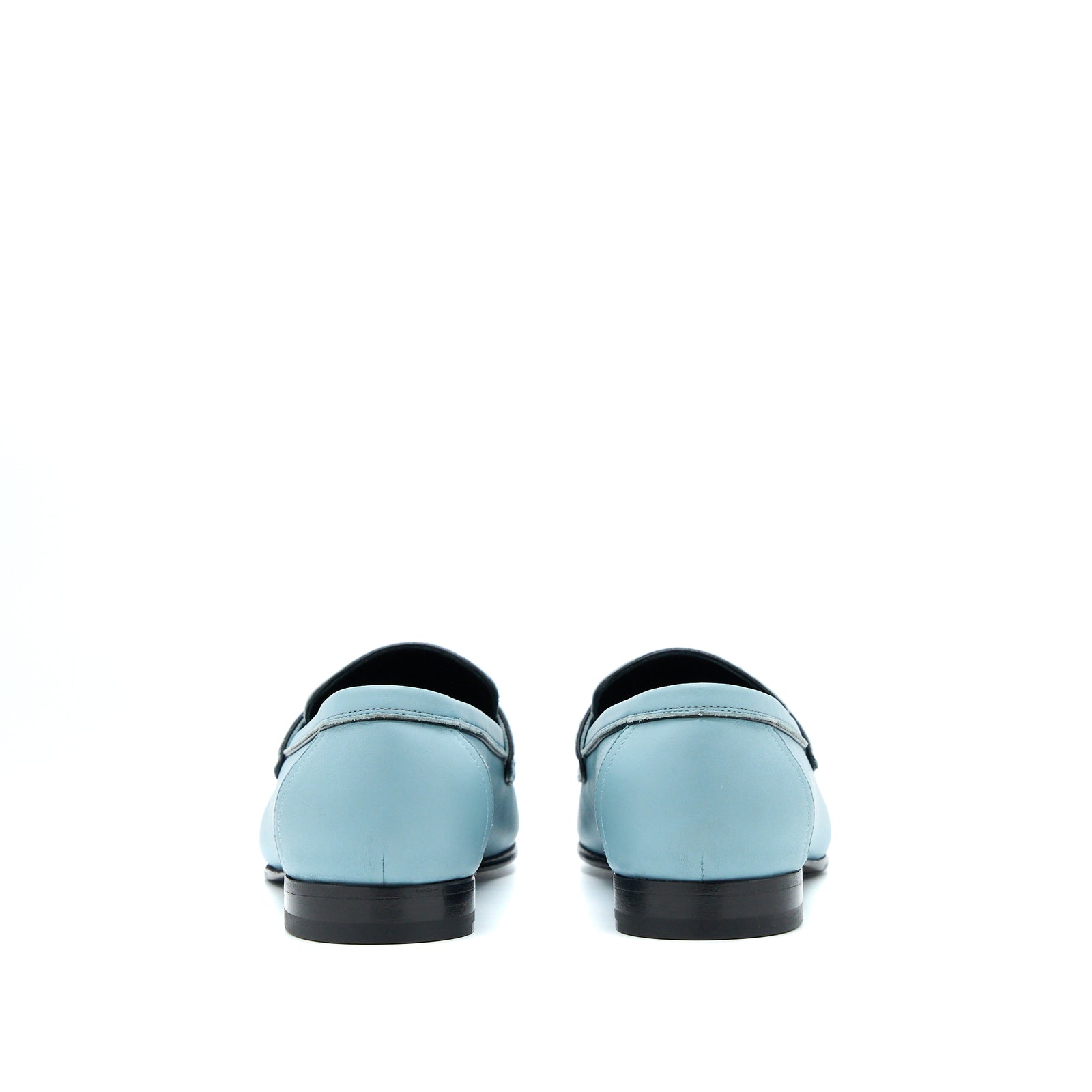 Hermes Size 38 Paris Loafer Blue SHW