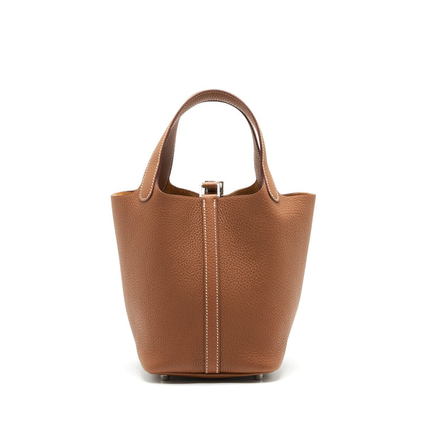 Hermes Picotin 18 Lock Bag Gold SHW Stamp Z