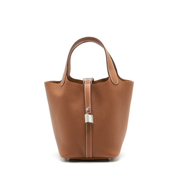 Hermes Picotin 18 Lock Bag Gold SHW Stamp Z
