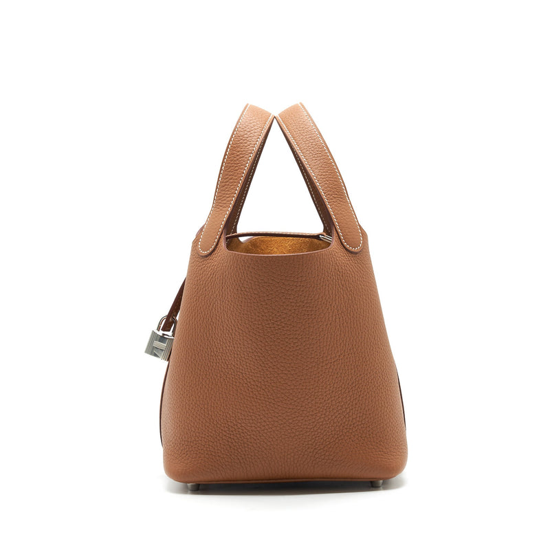 Hermes Picotin 18 Lock Bag Gold SHW Stamp Z