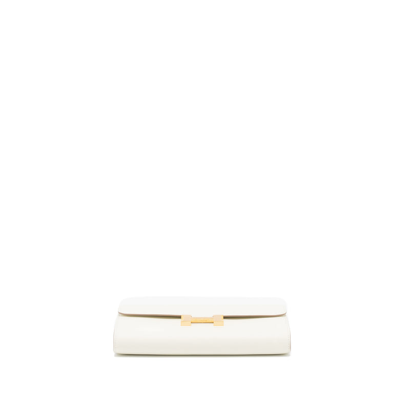 Hermes Constance To Go Sangle Cavale/Evercolor Mushroom GHW Stamp U