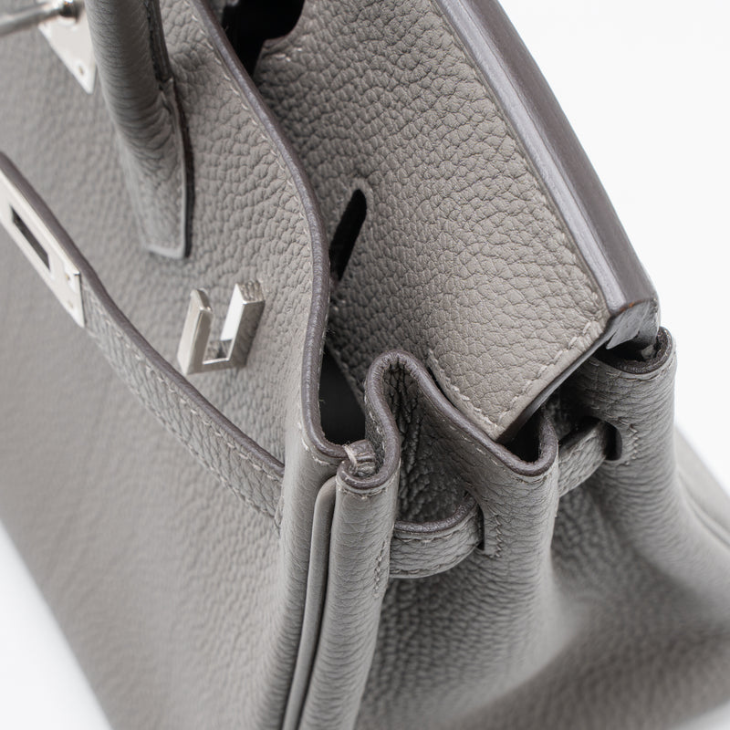 Hermes Birkin 35cm Gris Meyer Togo Grey Palladium Hardware Bag U