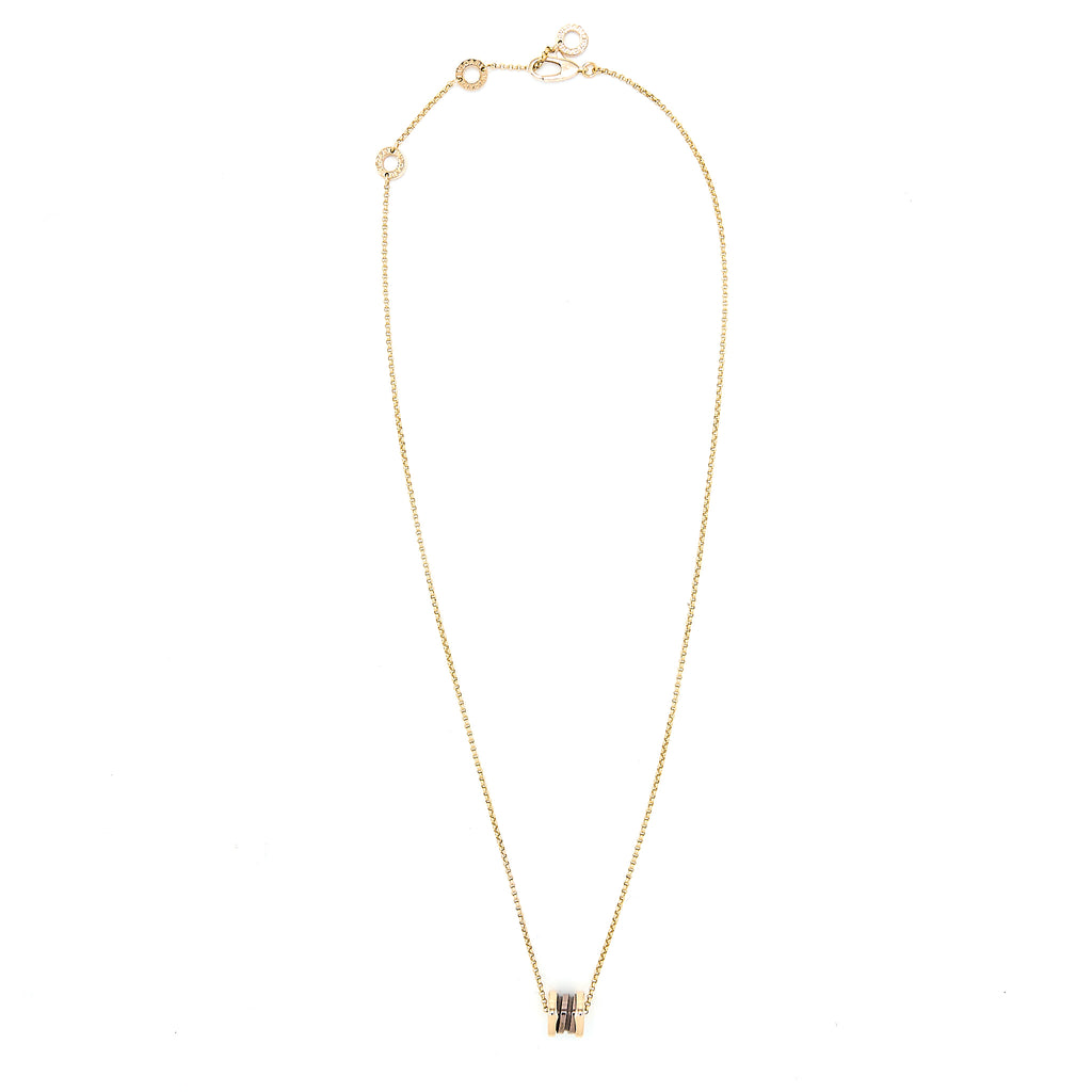 Bvlgari B.Zero Necklace Rose Gold, Ceramic Bronze