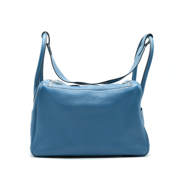 Hermes Lindy 34 Blue Jean SHW