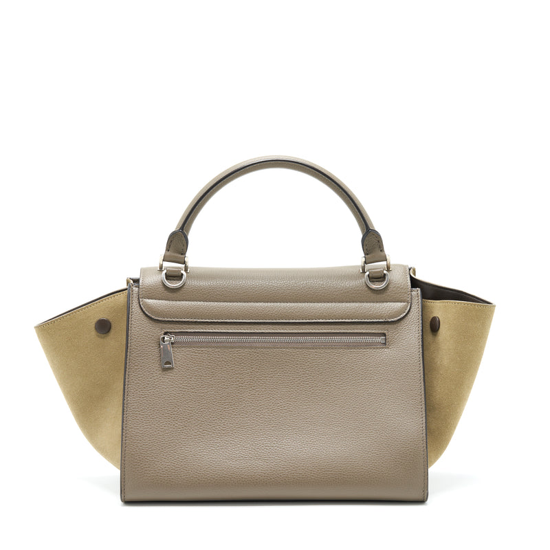 Celine Trapeze Bag Calfskin Grey SHW