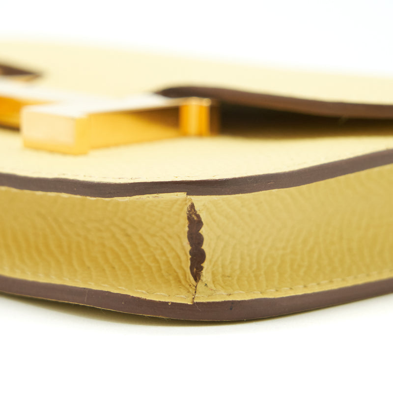 Hermes Constance Slim Epsom Jayne Poussin GHW Stamp Z