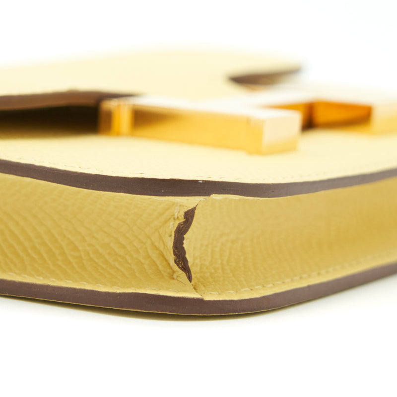 Hermes Constance Slim Epsom Jayne Poussin GHW Stamp Z