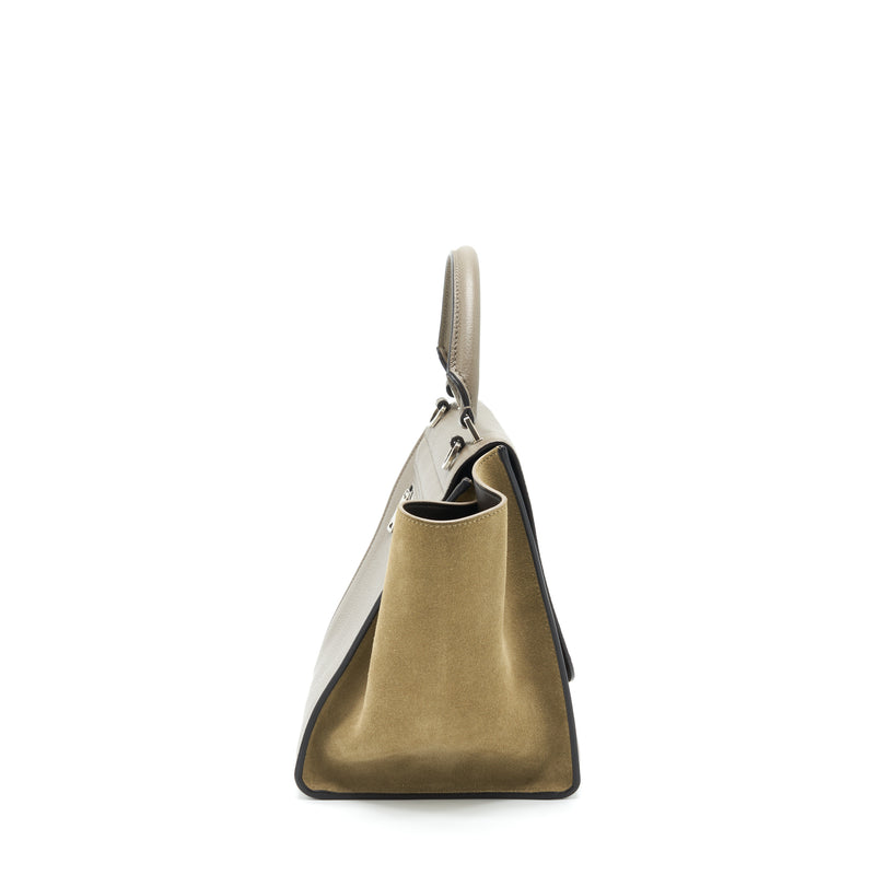 Celine Trapeze Bag Calfskin Grey SHW