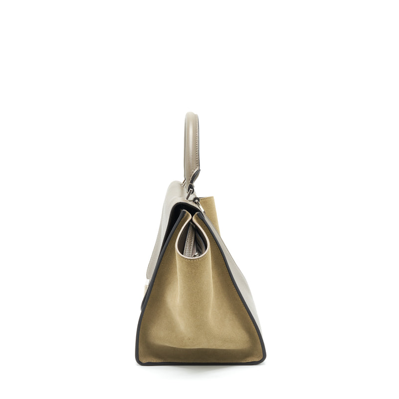 Celine Trapeze Bag Calfskin Grey SHW