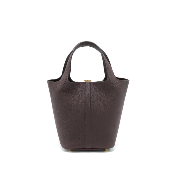 Hermes Picotin 18 Lock Bag Rouge Sellier GHW Stamp Z
