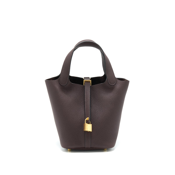 Hermes Picotin 18 Lock Bag Rouge Sellier GHW Stamp Z