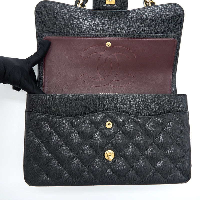 Chanel Jumbo Classic Double Flap Bag Caviar Black GHW