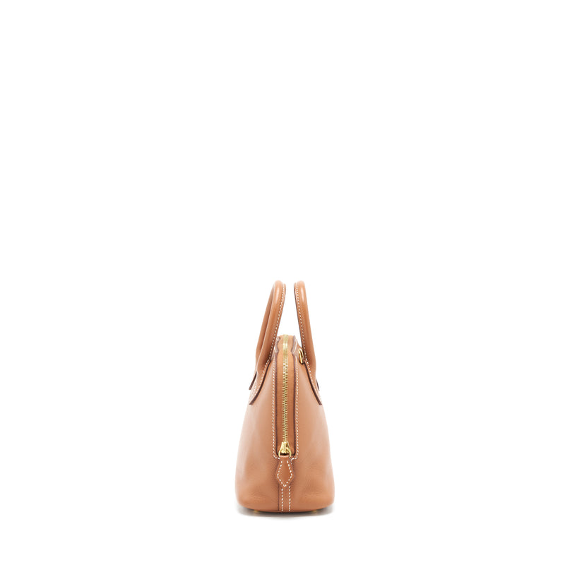 Hermes Mini Bolide Evercolor Gold GHW Stamp Y